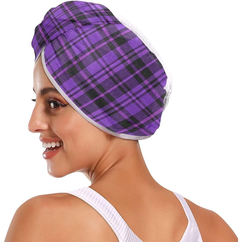 Toallas de microfibra para cabello rizado con botones para pelo