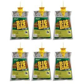 RESCUE! Big Bag Fly Trap – Disposable, Outdoor Use - 6 Traps