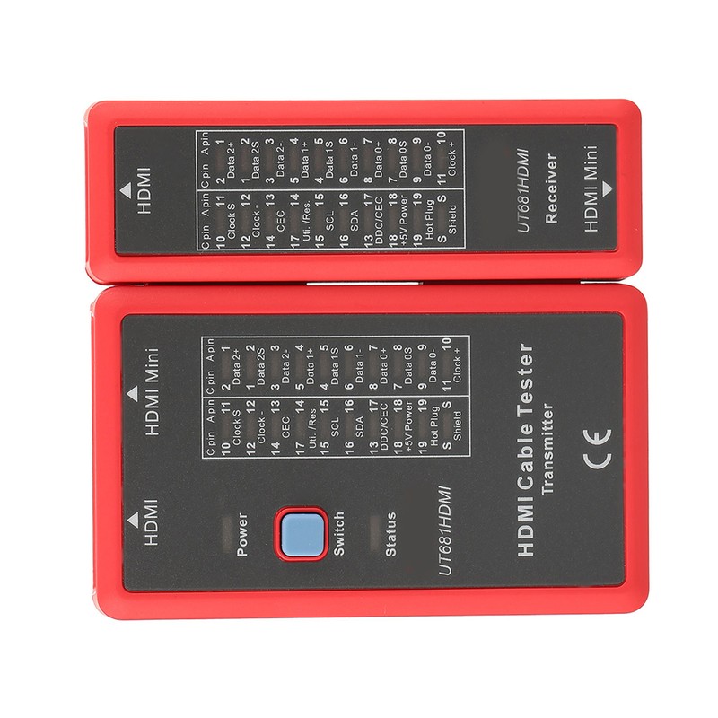 UT681HDMI HDmi MINIHDMI Data Cable Tester 20LED Status Indictor