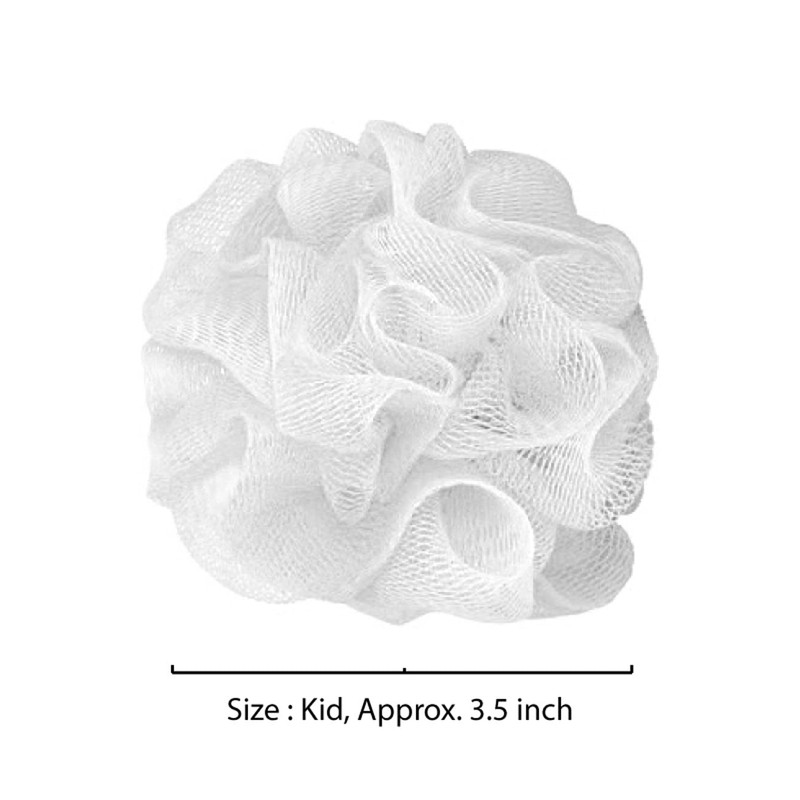 Aquasentials Mini Kid Mesh Bath Puff Sponge (8 Pack)
