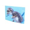 3D Postcard of Dolphins PK19 Loose Card Holographic Dolphins Animals
