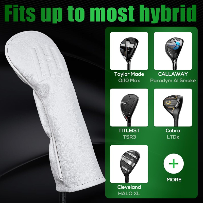 Craftsman Golf Embossed No. Hybrid Rescue Headcover