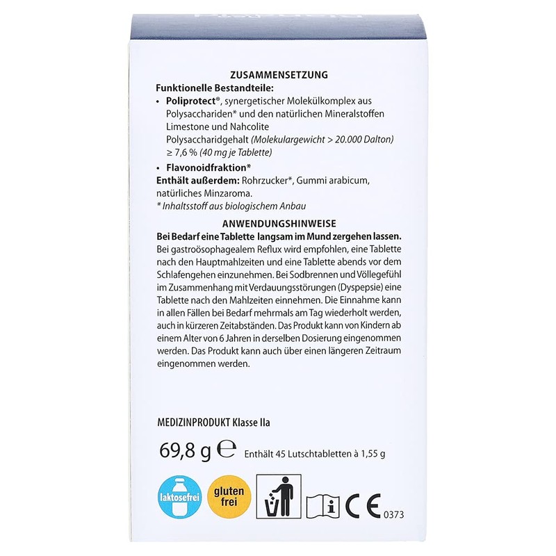 Neobianacid Protects the mucous membrane by fighting heartburn, 45 tablets