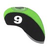12 PCS Golf Club Head Covers Golf Iron Pole Number