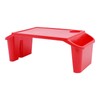 4Pcs Kids Lap Desk Tray, Plastic Breakfast Laptop Trays with