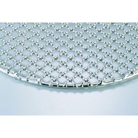 Endoshoji TKG DTH06024 Round Grating Grate, Round, Diameter 9.4 inches (240 mm), Stainless Steel, Rust Resistant, Hygienic, Wire Diameter 0.1 inch (2.5 mm), Thick and Durable, 0.4 inch (10 mm) Mesh for Enough Strength, Professional Grate, Camping, BBQ, O