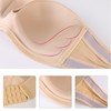 Lemorosy Women's Strapless Bra Push Up Anti-Slip Push Size Support