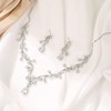 EVER FAITH Precioso Conjunto de Joyas de Boda para Novia