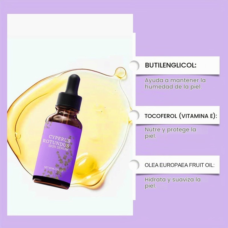 Aceite Depilatorio Suero de Cyperus Rotundus – Piel Suave y