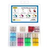 34 pcs Automotive MCASE Compatible Mini Box Shaped Cartridge Fuse