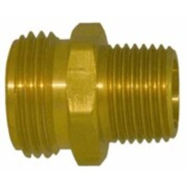FittingsAndadapters Brass Garden Hose Fitting Connector 3/4" Male Garden Hose X 3/8" Male Pipe Threa