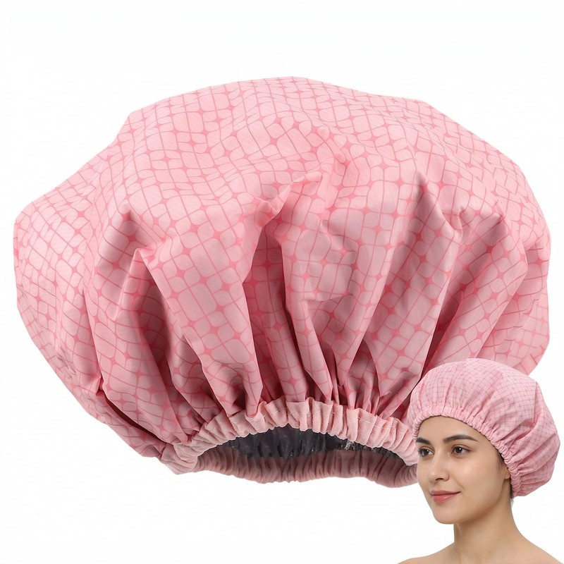 VALICLUD Gorro TéRmico Doble Capa Para Tratamiento Capilar Profundo Reutilizable