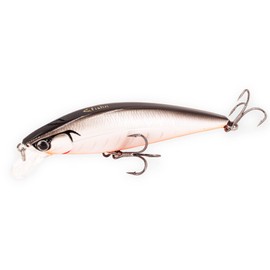 FISHN Grumpy Puncher Wobbler, Floating, Weight: 11.8 g, Length: 8.5 cm, Artificial Bait / Fishing Lure for Fishing Predatory Fish such as Zander, Pike, Perch, Trout (Silver Star)