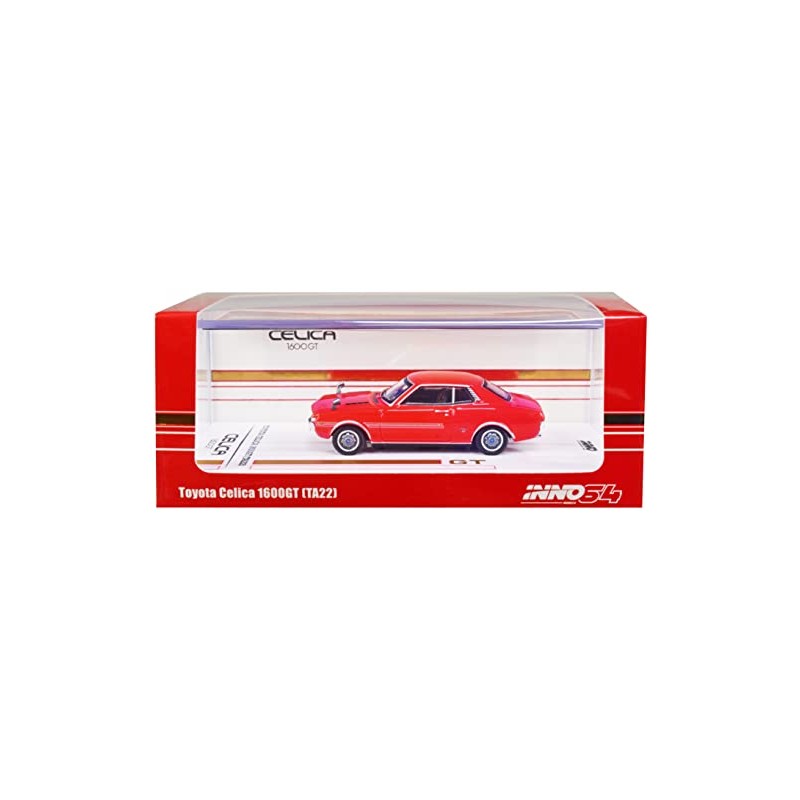 Inno Models 1/64 Toyota Celica 1600 GT (TA22) Red Assembled