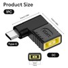 USB C to Thin Tip Adapter 90 Degree USB C