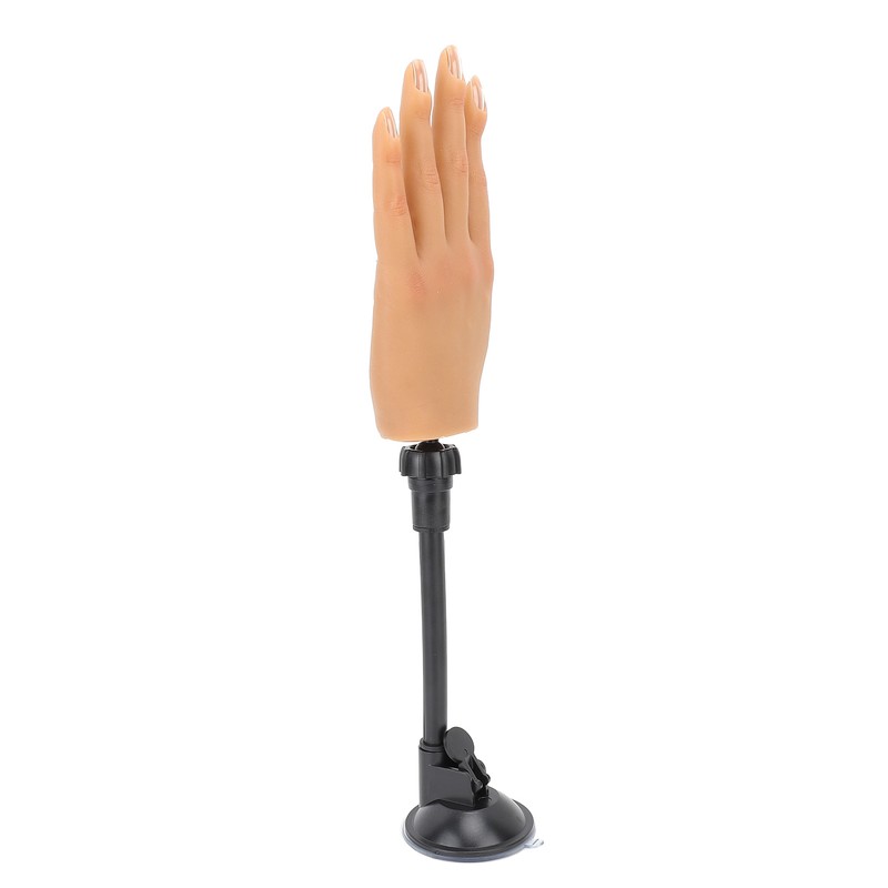 Nail Pratice Training Hand Silicone Bendable Nail Art Fake Hand