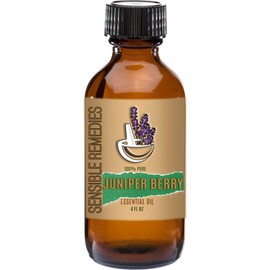 Sensible Remedies Juniper Berry 100% Pure Therapeutic Grade Essential Oil 4 fl oz