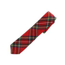 Zac's Alter Ego True Red Tartan Tie - Perfect for Burns Night/Burns Supper