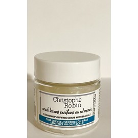 CHRISTOPHE ROBIN Sea Salt Detoxifying Shampoo Scrub, travel SZ 40 ML NEW!!