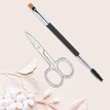 Eyelash Scissors Eyebrow Scissors Lash Scissor Brow Brushes for Eyebrows