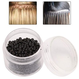 Tgoon anillo de extensión de cabello disponible, micro eslabón de silicona 3 x 2 x 2 mm fabricado en nano-gel de sílice