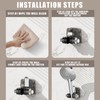 Suction Cup Shower Head Holder | Bathroom Shower Wand Holder,Integrated
