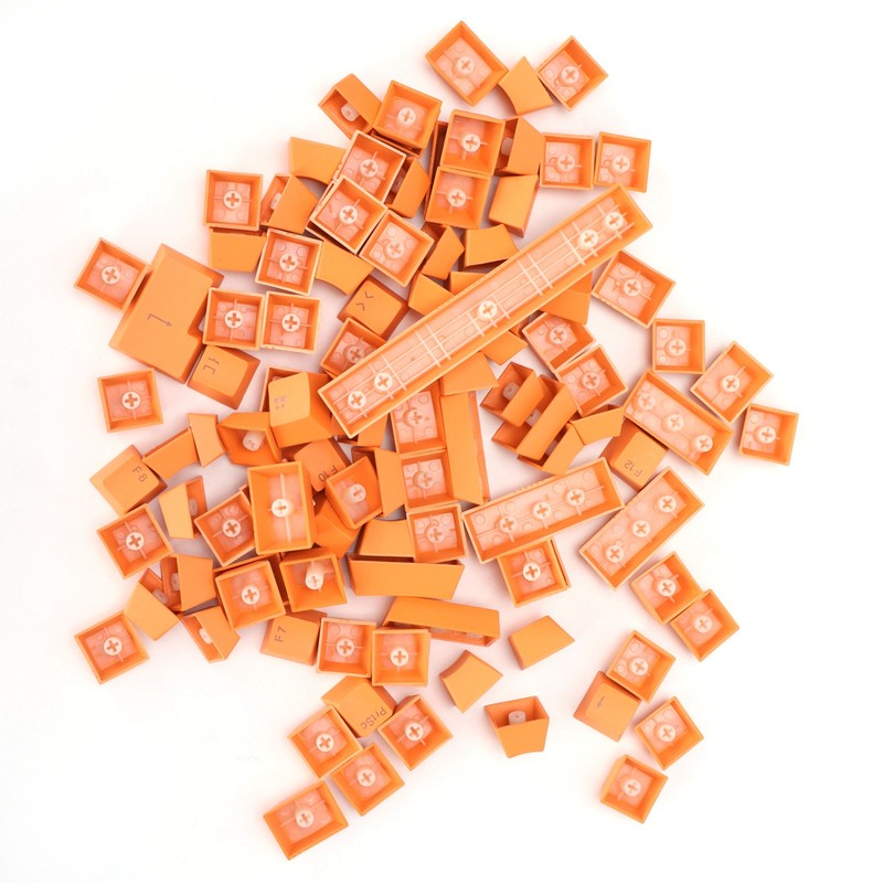 PBT Keycaps Ergonomic Design Oil Resistant Colorful 108 Key Video