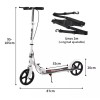 Show Me Patinete Adulto Con Freno De Mano Regulable Plegable