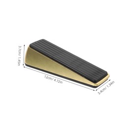 iplusmile Door Stopper Wall Protector Heavy Duty Lower Door Stopper Security Doorstop Door Stops for Heavy Doors Gold