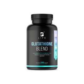 B Life Glutatión | 200 Cápsulas | 1000 mg por porción | Glutatión, L-Cisteína, L-Glutamina y L-Glicina | Ingredientes Naturales | Glutathione Blend