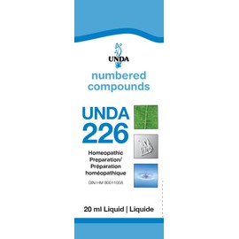 UNDA - UNDA 226 Numbered Compounds - Homeopathic Preparation - 20 ml Liquid