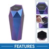 A ABSOPRO Car Trash Can Portable 3.5" Width 7.9" Height