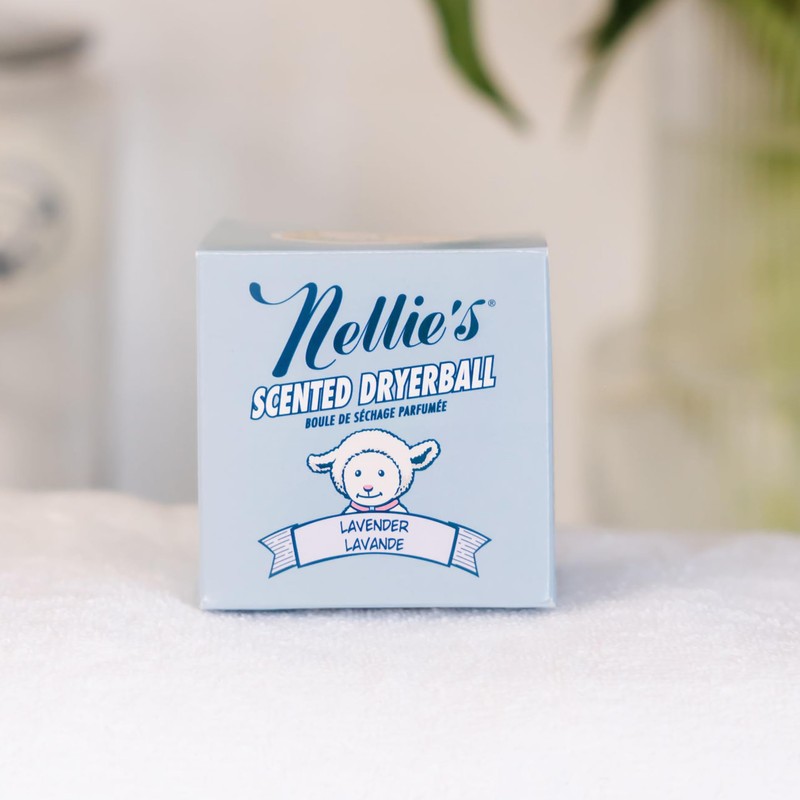 Nellie's Scented Wool Dryerball - Lavender Scented - Made with