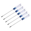sourcing map Mini Slotted Screwdriver, 3.0 mm Flat Head 127