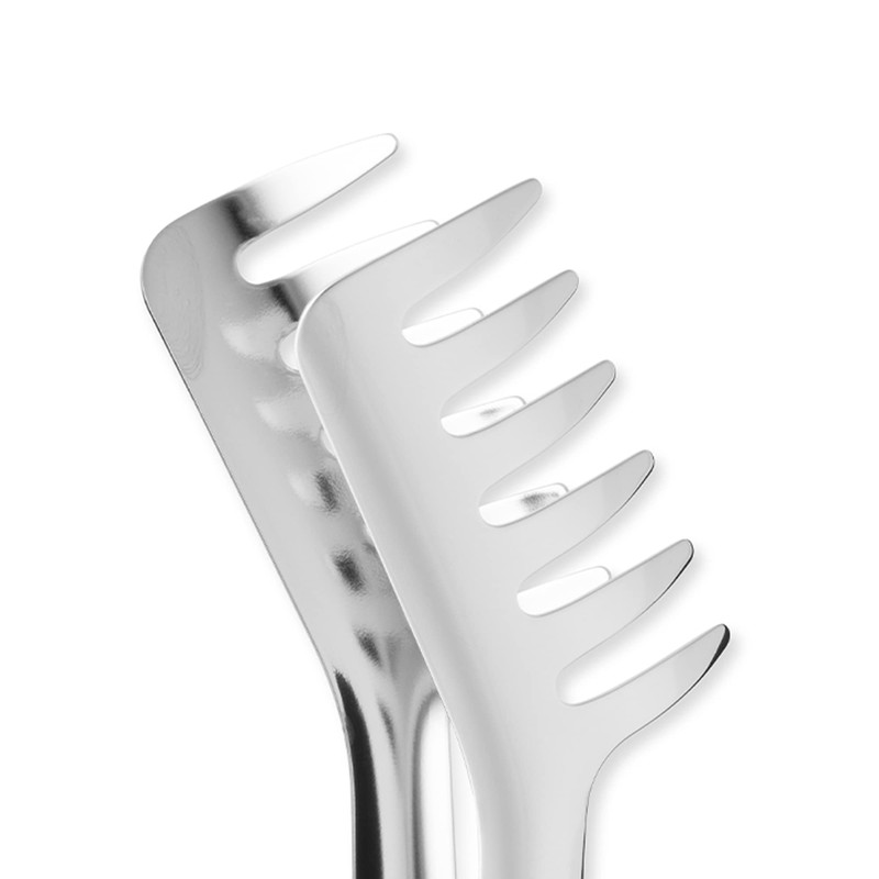 Alessi 502 - Spaghetti tongs in 18/10 stainless steel.