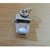 Wholesale Charms Sterling Silver 3D 14x10mm Dental Floss for Teeth