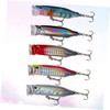 WHAMVOX Realistic Fishing Hooks 5 Pcs 7cm Spinner Baits for