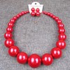 Yuhuan - Juego de Gargantilla y Arete de Perlas de