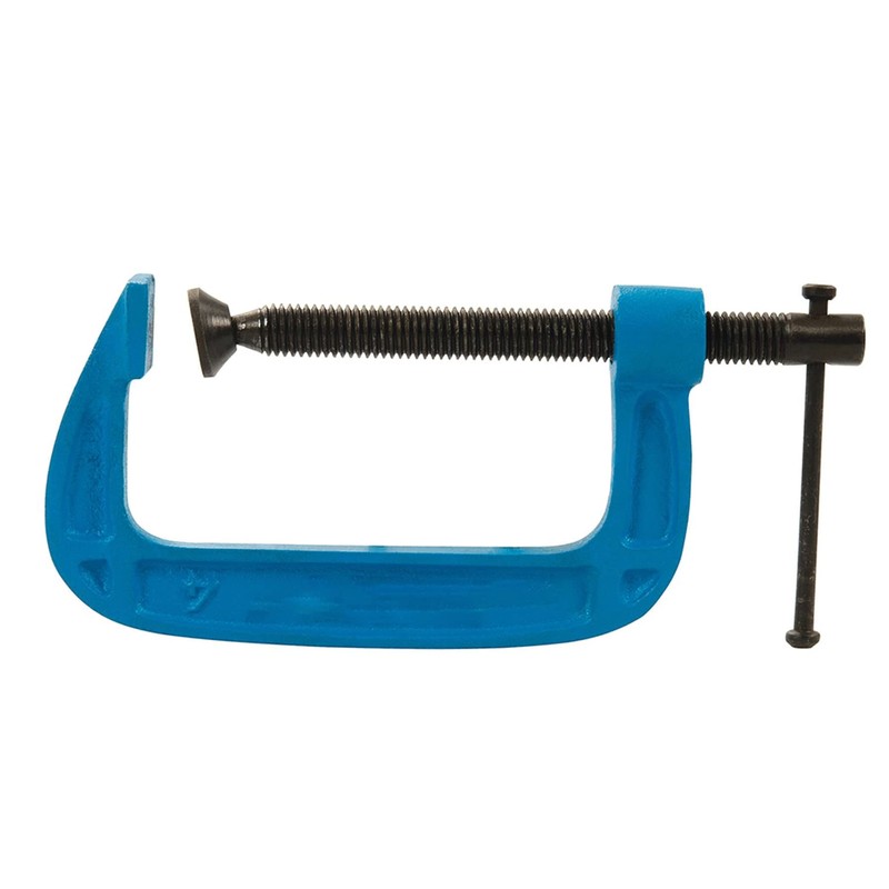 Dapetz ® Light Duty G Clamp 100mm Cast Iron Frame