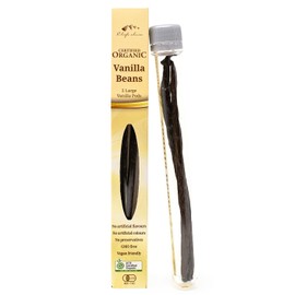 Chef's Choice A-Grade Organic Vanilla Beans, Multicolor, 6 g, Pack of 2