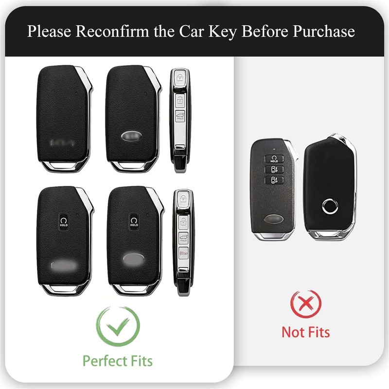 OFFCURVE Funda de Llave Compatible con Kia - Funda Protectora