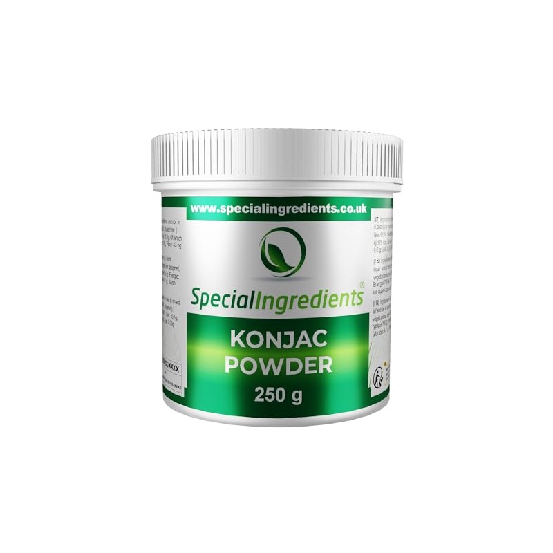 Konjac Gum Powder (Konjac Glucomannan) Premium Quality 250g - Vegan,