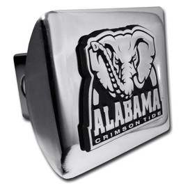 Alabama (Crimson Tide) Shiny Chrome Hitch Cover