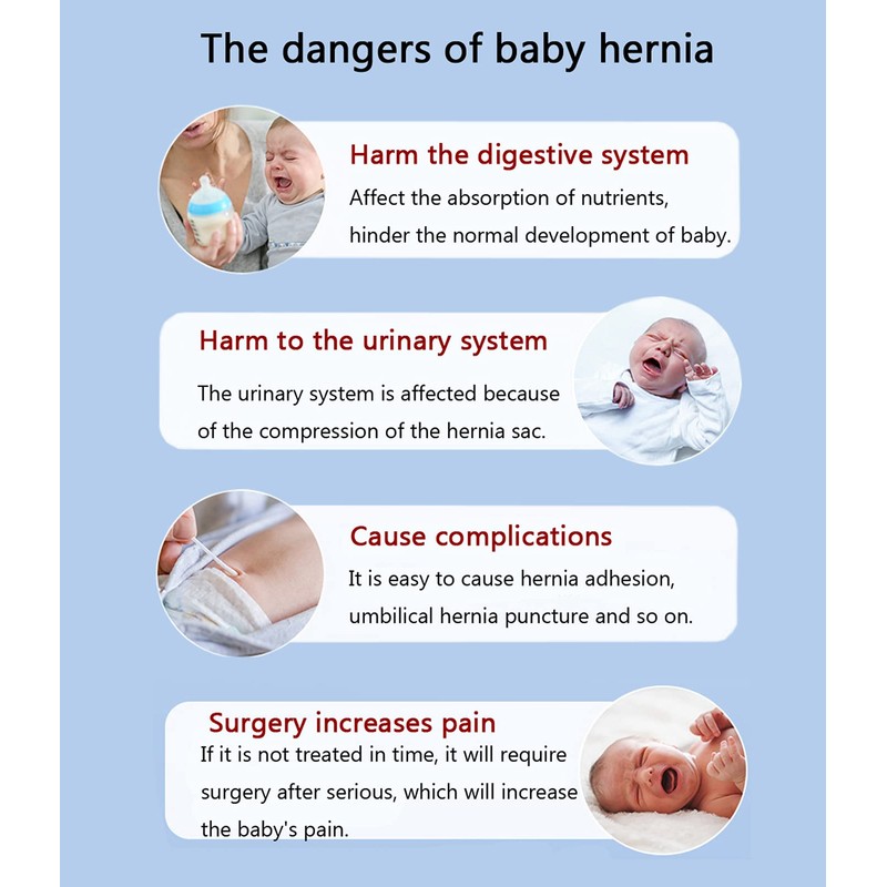 Paskyee Umbilical Hernia Belt Baby Belly Button Band Infant Belly