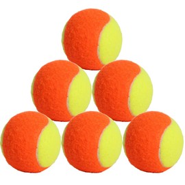 AICHUAN Tennis Balls Low Compression Stage Tennis Ball for Beginners Youth Kids Training Practicing for Easy Transport (orange)