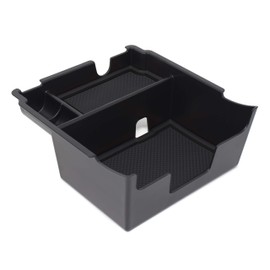 CupHolderHero fits Subaru Crosstrek 2018-2022 and fits Subaru Impreza 2017-2022 Premium Custom Interior Non-Slip Anti Dust Center Console Organizer Tray with Liner Mats, 3-pc Set (Solid Black)