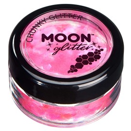 Moon Glitter Iridescent Piece Glitter – 100% Cosmetic Glitter for Face, Body, Nails, Hair and Lips – 3 g