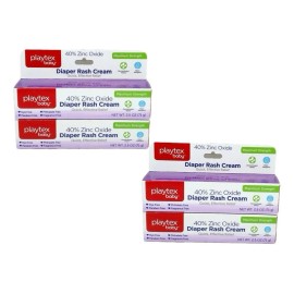 4pzas Playtex Baby Crema Rozaduras De Pañal 40% Zinc Oxide