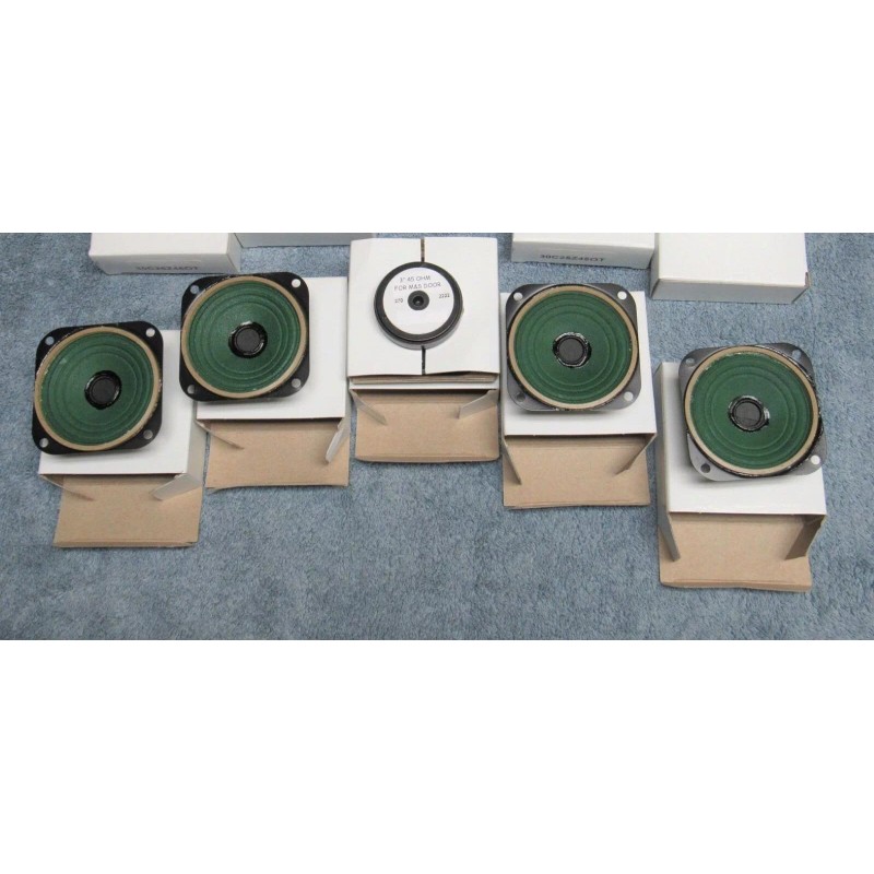 M&S Systems (5) 3" door speaker 45Ohm M&S BD3BN, DS3B,
