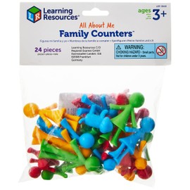 Learning Resources Family Counters Smart Pack, Tactile Learning, Counting & Sorting Toy, 24 Counters, Ages 3+